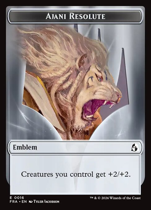 Ajani Resolute Emblem 16