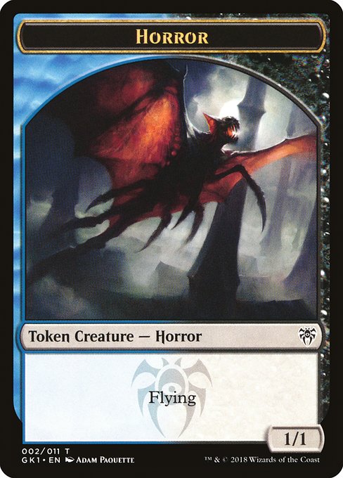 Copy // Horror 1, back face