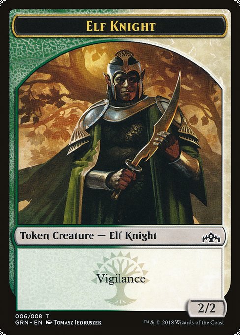 Saproling // Elf Knight 8, back face