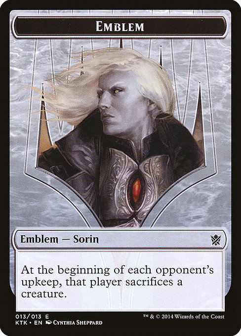 Sorin, Solemn Visitor Emblem 13