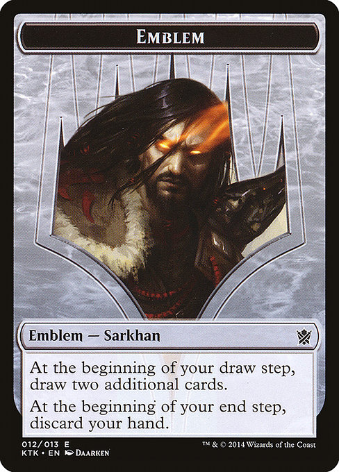 Sarkhan, the Dragonspeaker Emblem 12