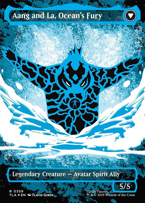 Aang, Swift Savior // Aang and La, Ocean's Fury 359, back face
