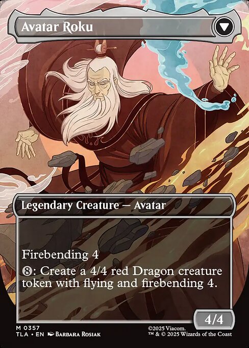 The Legend of Roku // Avatar Roku 357, back face