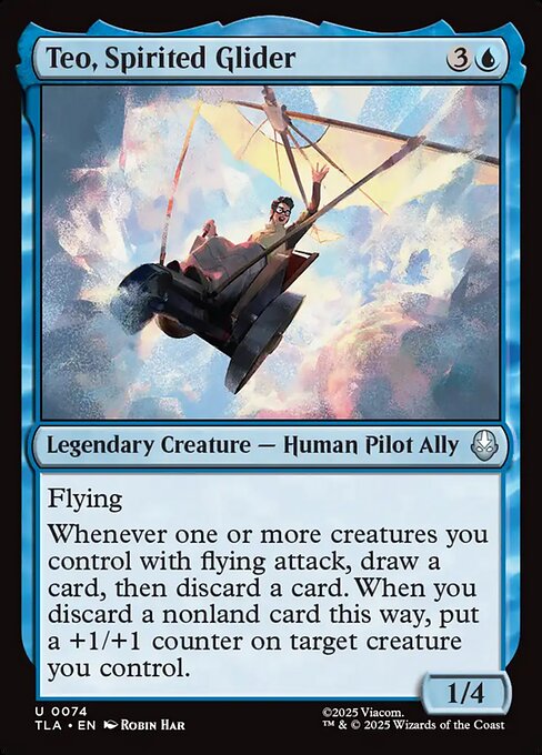 Teo, Spirited Glider 74
