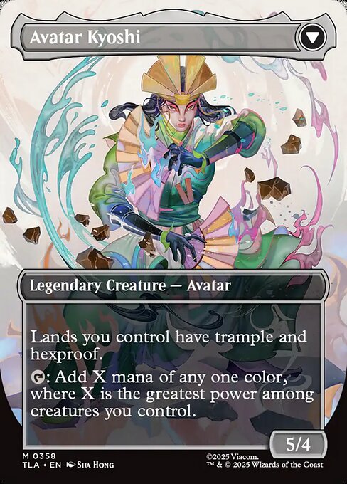 The Legend of Kyoshi // Avatar Kyoshi 358, back face