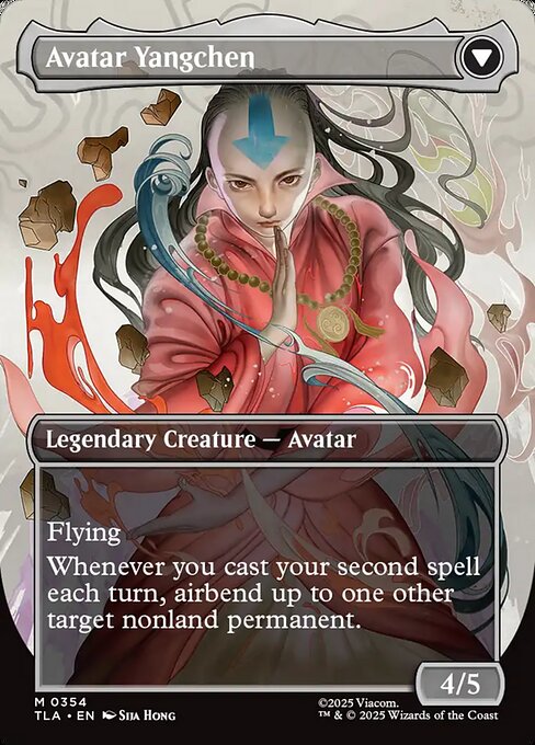 The Legend of Yangchen // Avatar Yangchen 354, back face