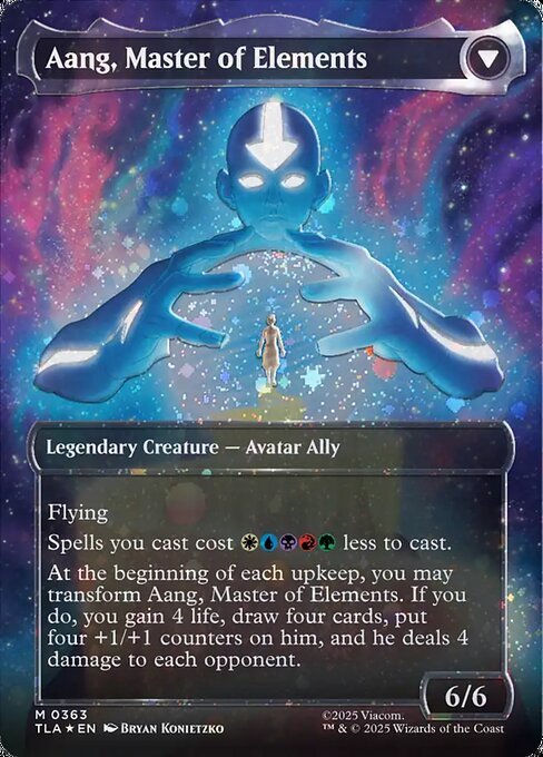 Avatar Aang // Aang, Master of Elements 363, back face