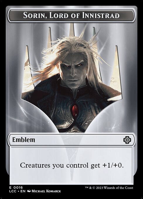 Sorin, Lord of Innistrad Emblem 16