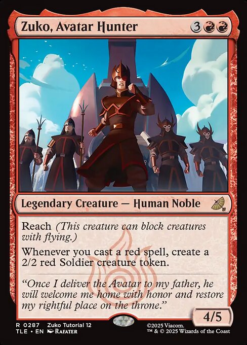 Zuko, Avatar Hunter 287