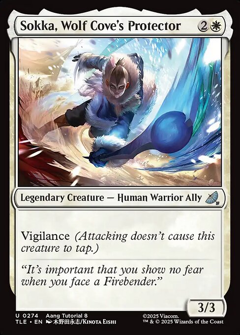 Sokka, Wolf Cove's Protector 274