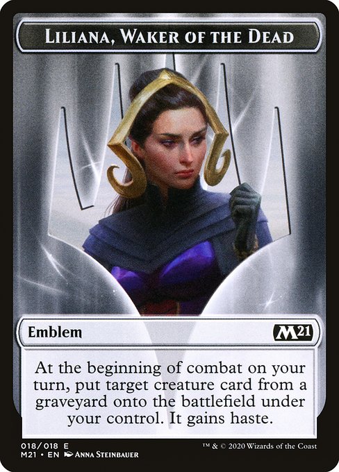 Liliana, Waker of the Dead Emblem 18