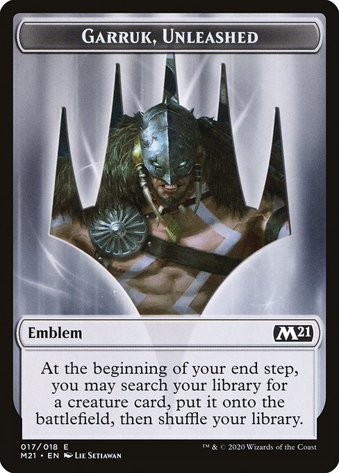Garruk, Unleashed Emblem 17