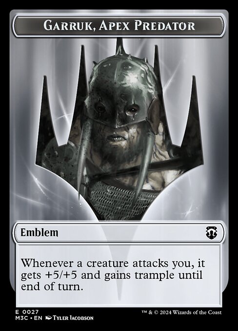 Garruk, Apex Predator Emblem 27