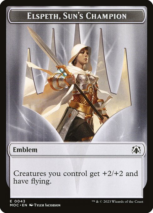 Elspeth, Sun's Champion Emblem 43