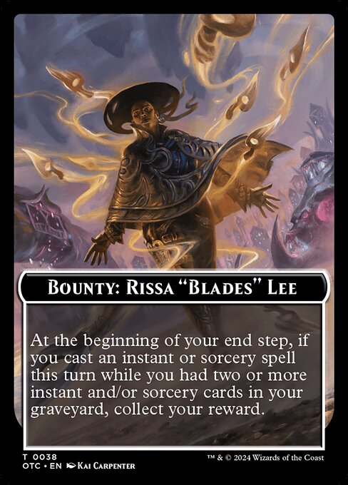Bounty: Rissa "Blades" Lee // Wanted! 38