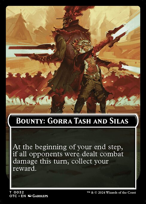 Bounty: Gorra Tash and Silas // Wanted! 32