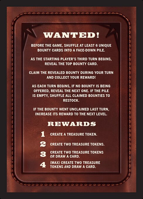 Bounty: Eriana, Wrecking Ball // Wanted! 30, back face
