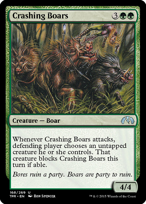 Crashing Boars 168