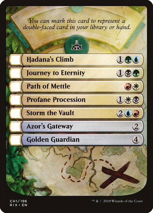Rivals of Ixalan Checklist CH1