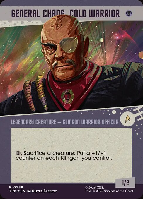General Chang, Cold Warrior 539