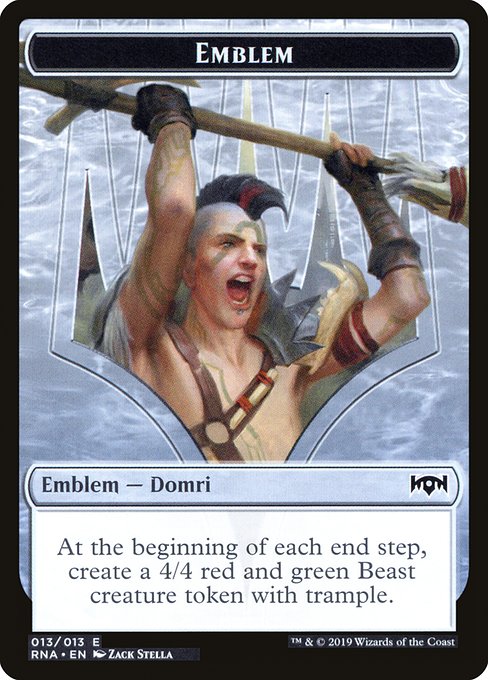Domri, Chaos Bringer Emblem 13
