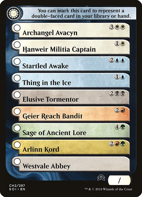 Shadows Over Innistrad Checklist 2 CH2