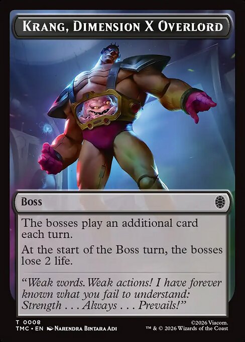 Krang, Dimension X Overlord 8