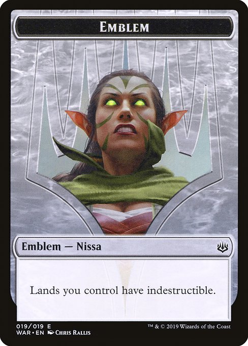 Nissa, Who Shakes the World Emblem 19
