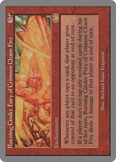 Burning Cinder Fury of Crimson Chaos Fire 40