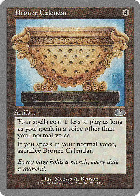 Bronze Calendar 71