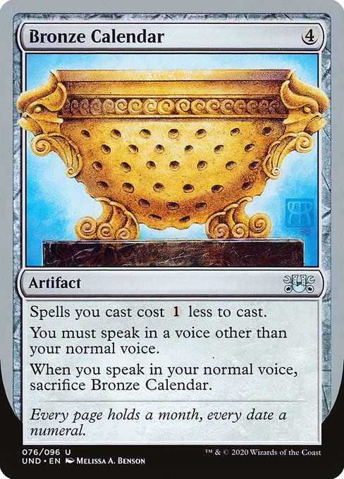 Bronze Calendar 76