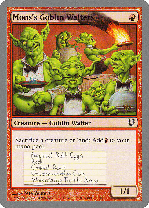 Mons's Goblin Waiters 82