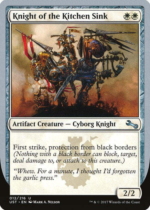 Knight of the Kitchen Sink 12a