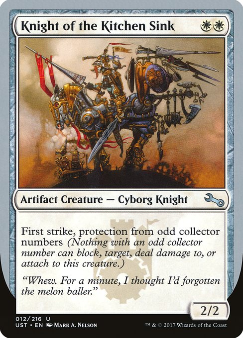 Knight of the Kitchen Sink 12d