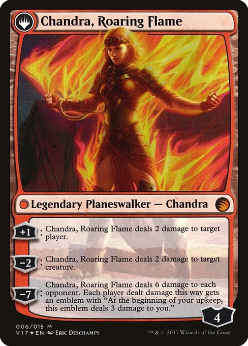 Chandra, Fire of Kaladesh // Chandra, Roaring Flame 6, back face