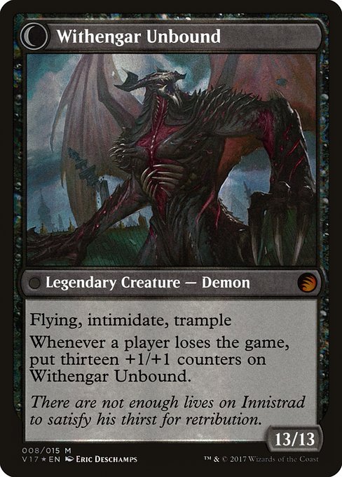 Elbrus, the Binding Blade // Withengar Unbound 8, back face
