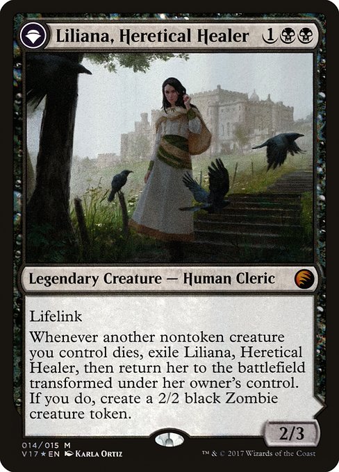 Liliana, Heretical Healer // Liliana, Defiant Necromancer 14
