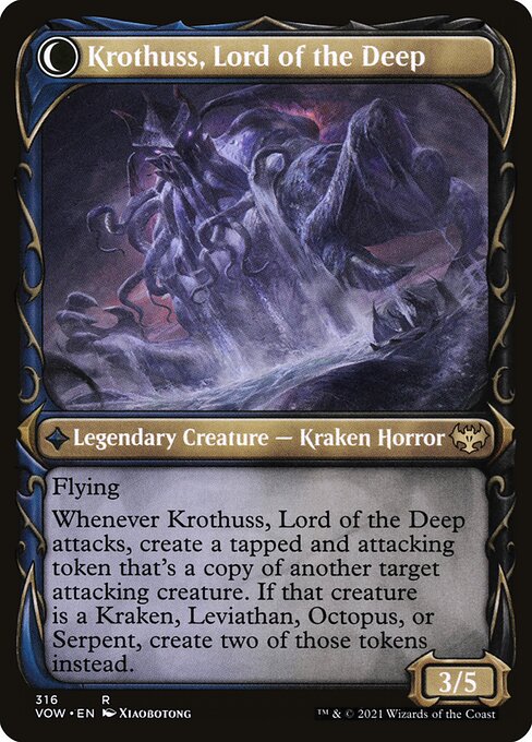 Runo Stromkirk // Krothuss, Lord of the Deep 316, back face