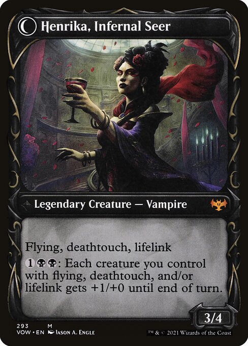Henrika Domnathi // Henrika, Infernal Seer 293, back face