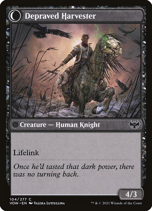 Desperate Farmer // Depraved Harvester 104, back face