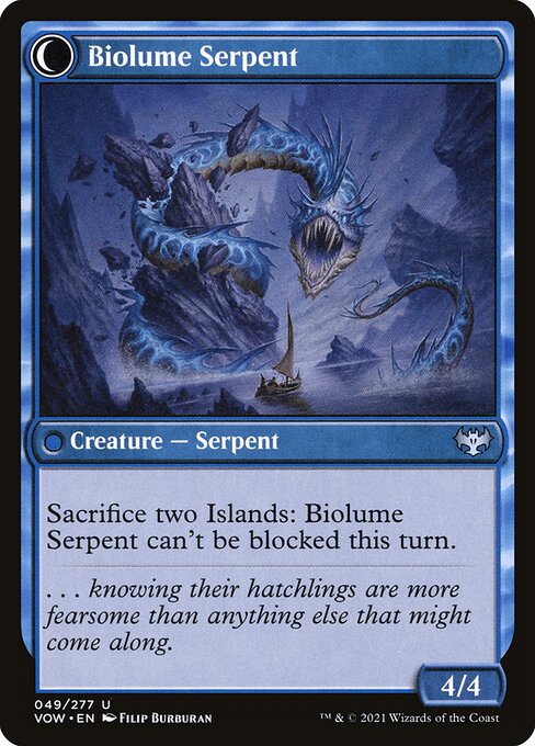 Biolume Egg // Biolume Serpent 49, back face
