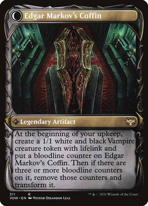 Edgar, Charmed Groom // Edgar Markov's Coffin 311, back face