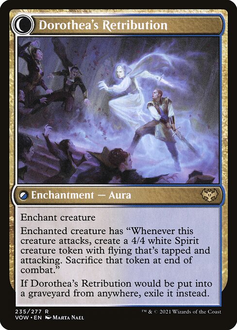 Dorothea, Vengeful Victim // Dorothea's Retribution 235, back face