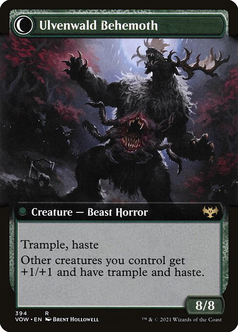 Ulvenwald Oddity // Ulvenwald Behemoth 394, back face