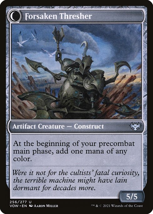 Foreboding Statue // Forsaken Thresher 256, back face