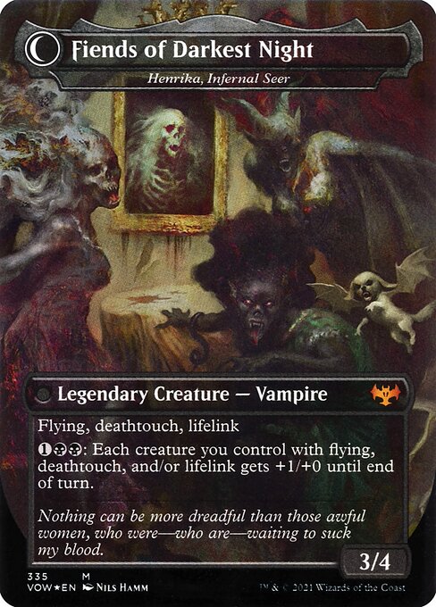 Henrika Domnathi // Henrika, Infernal Seer 335, back face