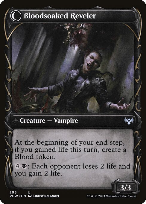 Restless Bloodseeker // Bloodsoaked Reveler 295, back face