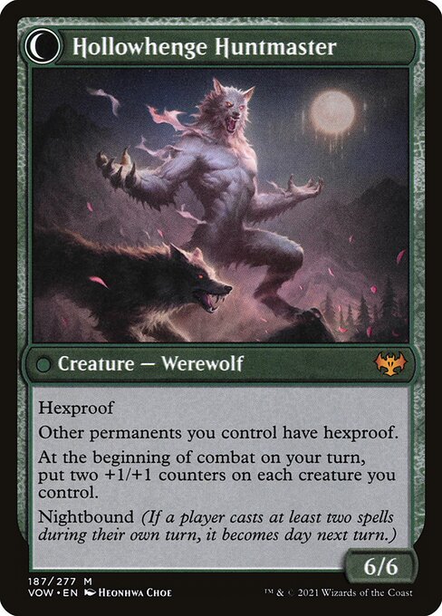 Avabruck Caretaker // Hollowhenge Huntmaster 187, back face