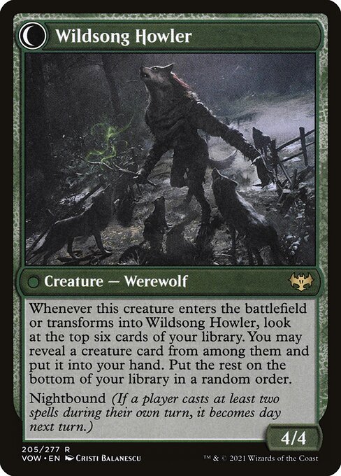 Howlpack Piper // Wildsong Howler 205, back face