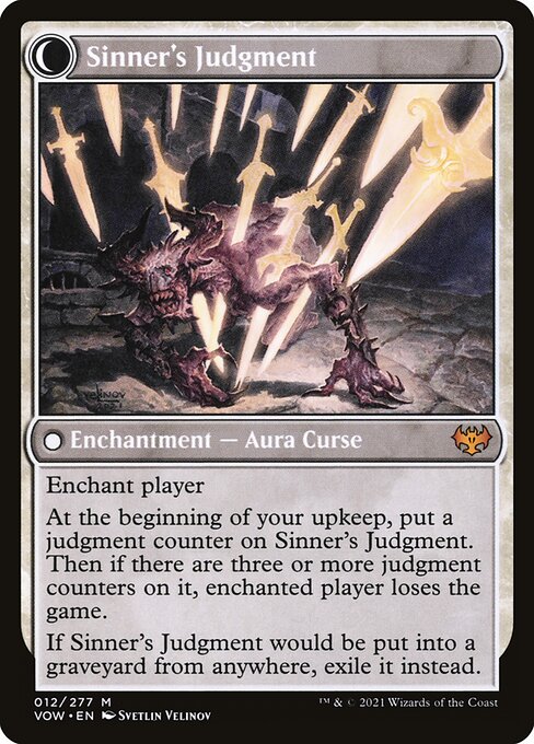 Faithbound Judge // Sinner's Judgment 12, back face